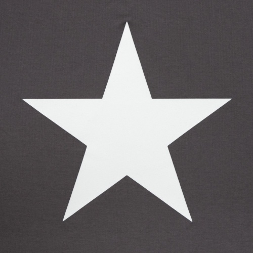 Darcey Charcoal Top with White Star logo by Chalk UK